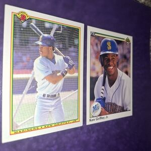 2 Ken Griffey Jr. Baseball Cards Buy 2 Get 1 more card FREE
